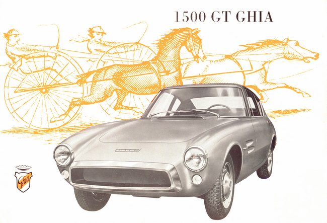 1964 Ghia 1500 GT brochure cover