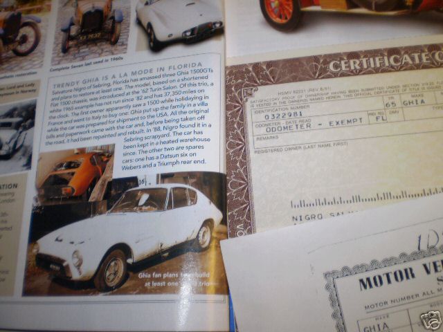 Ghia 1500 GT #0322981 - Photo 10