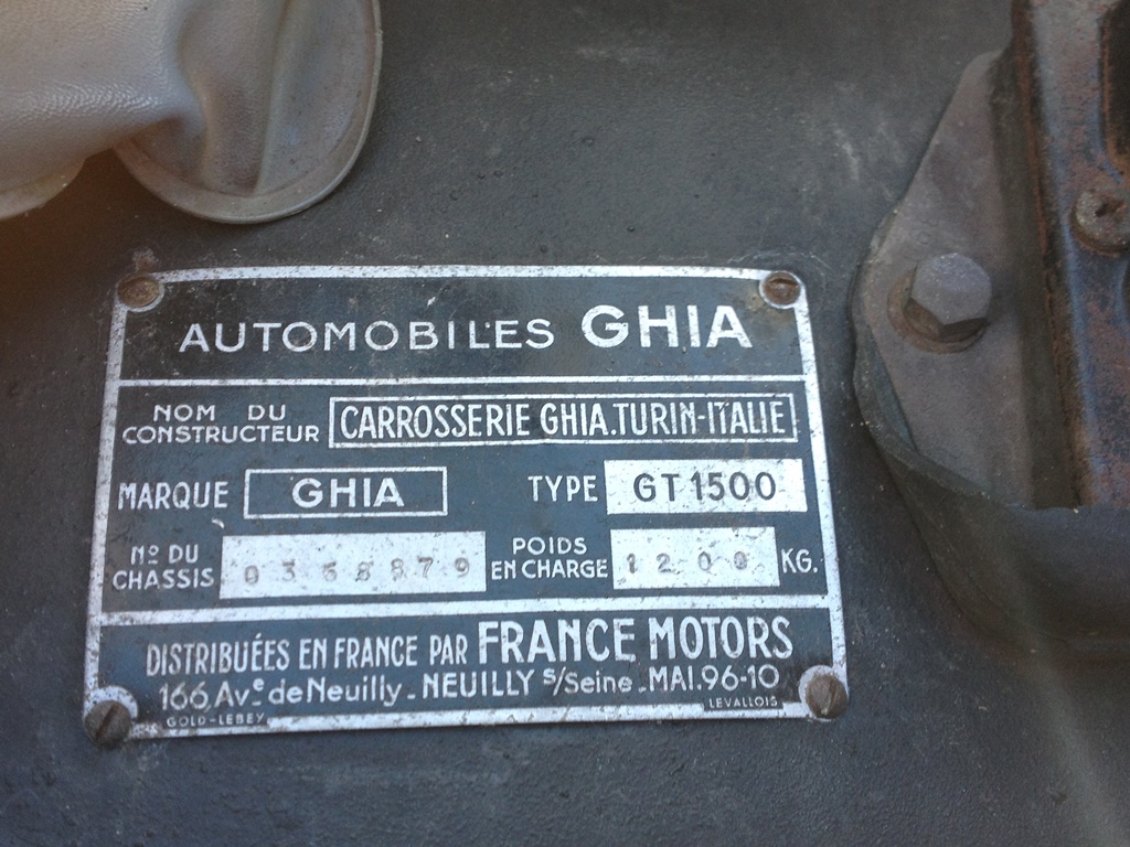 Ghia 1500 GT #0368879 - Photo 25