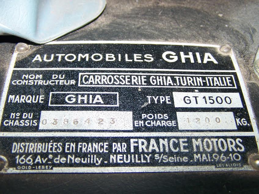 Ghia 1500 GT #0386423 - Photo 26